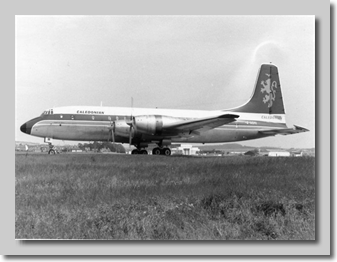 Britannia G-AOVI at Prestwick